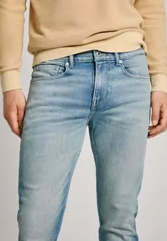 Джинсы зауженного кроя Pepe Jeans, синий деним