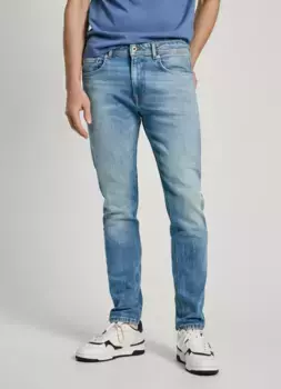 Джинсы зауженного кроя Pepe Jeans "TAPERED JEANS", цвет Bleach Destroy