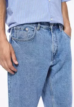 Джинсы зауженного кроя STANDARD PULL&BEAR, темно-синий