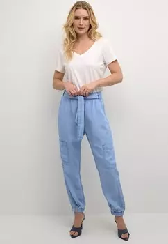 Джинсы зауженного кроя ZELMA Cream, светло-голубой