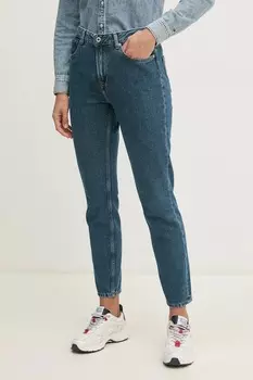 Джинсы зауженные HW Violet Pepe Jeans, темно-синий