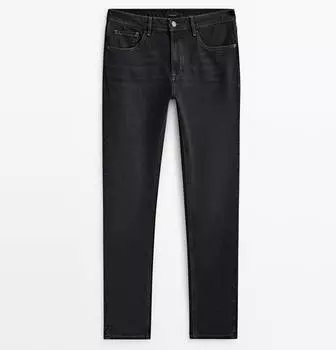 Джинсы зауженные Massimo Dutti, темно-серый