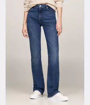 Джинсы здесь Flare fit Tommy Hilfiger, синий