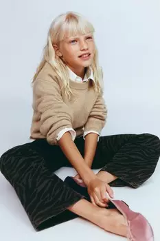 Джинсы zebra bootcut ZARA, серый