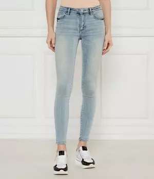 Джинсы женские Armani Exchange скинни из хлопка и лиоцелла, голубой