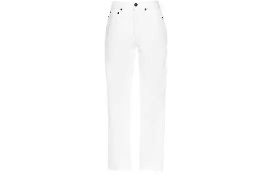 Джинсы женские белые Saint Laurent