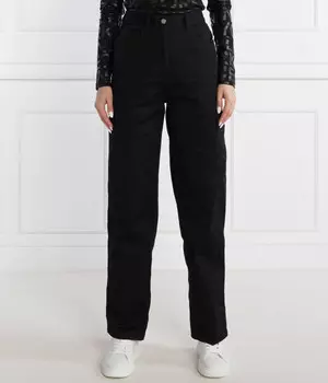 Джинсы женские Calvin Klein Jeans карго свободного кроя, черный