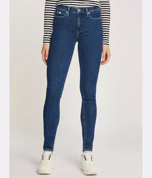 Джинсы женские Calvin Klein Jeans обтягивающие, синий