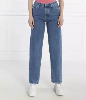 Джинсы женские Calvin Klein Jeans прямого кроя в стиле 90-х, синий