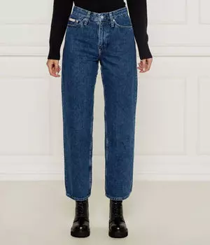 Джинсы женские Calvin Klein Jeans свободные укороченные, синий