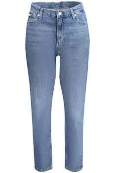 Джинсы женские Calvin Klein Mom с пятью карманами, синий