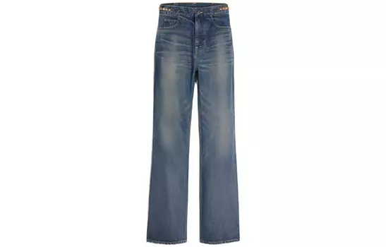 Джинсы женские Celine, сине-серый