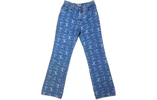 Джинсы женские Chanel, светло-голубой