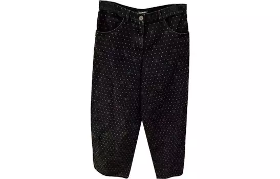 Джинсы женские черные Chanel