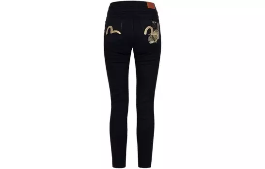 Джинсы женские черные Evisu
