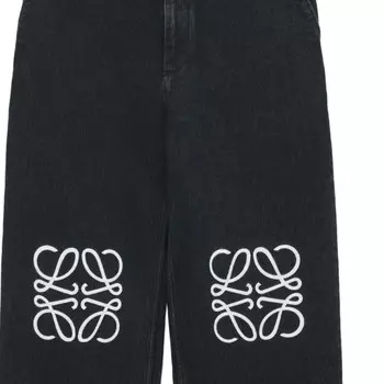 Джинсы женские черные Loewe