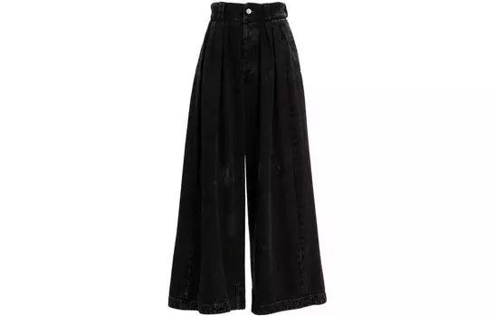 Джинсы женские черные Maison Margiela