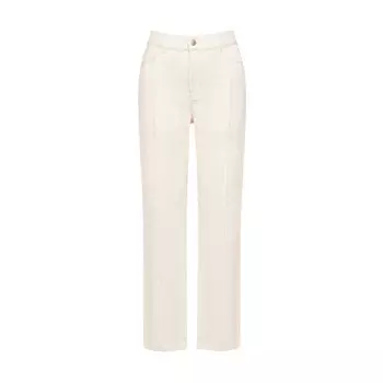 Джинсы женские Deep Breath средней линии, белый