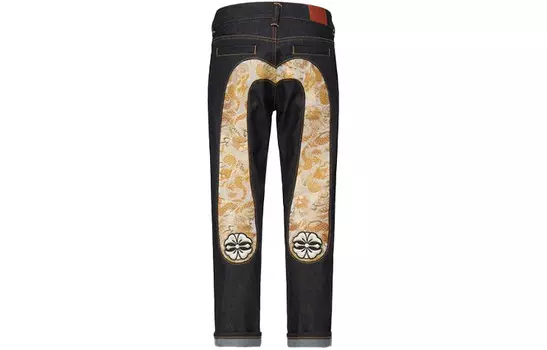 Джинсы женские деним синие Evisu