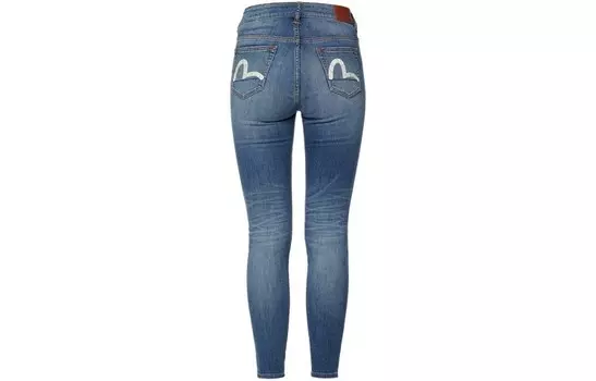 Джинсы женские деним синие Evisu