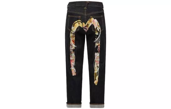 Джинсы женские деним синие Evisu