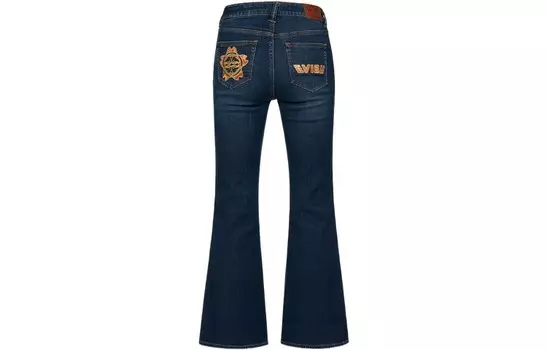 Джинсы женские деним синие Evisu