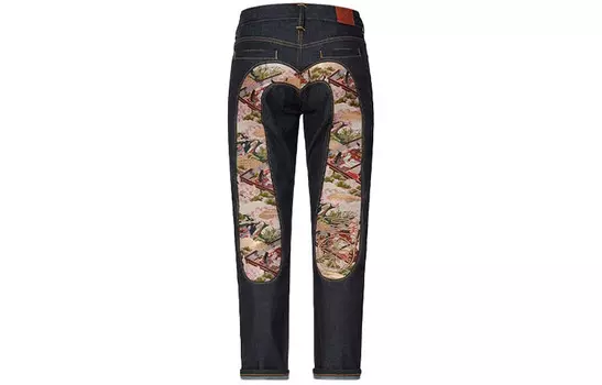 Джинсы женские деним синие Evisu