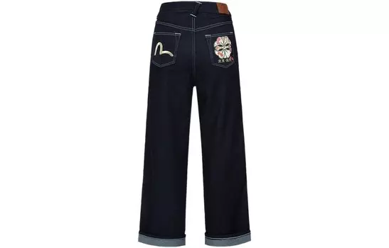 Джинсы женские деним синие Evisu