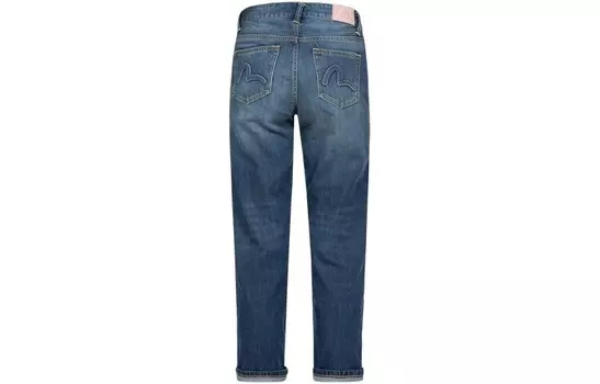 Джинсы женские деним синие Evisu