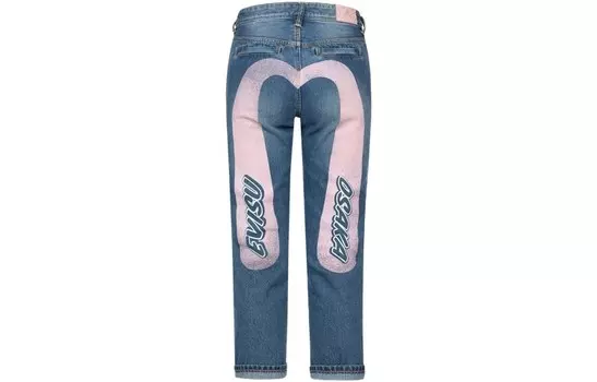 Джинсы женские деним синие Evisu