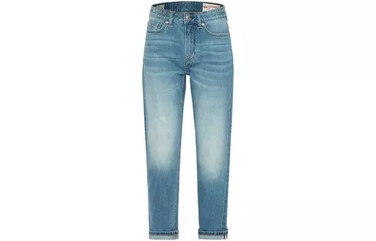 Джинсы женские деним синие Evisu