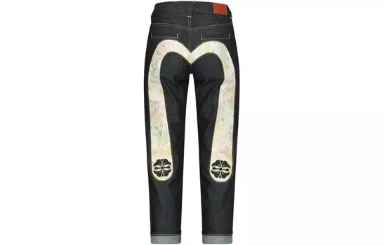 Джинсы женские деним синие Evisu