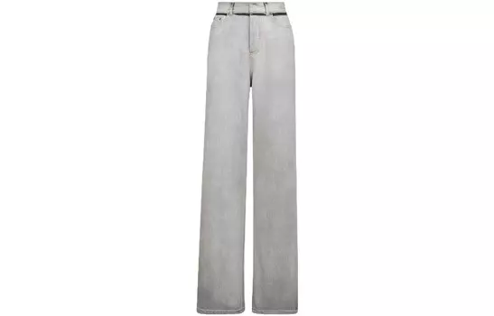 Джинсы женские Dior, светло-серый