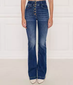 Джинсы женские Elisabetta Franchi с высокой талией, синий