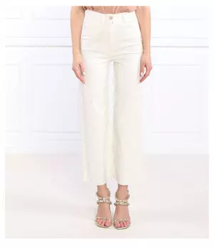 Джинсы женские Elisabetta Franchi укороченные, белый