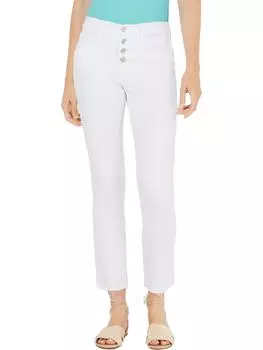 Джинсы женские Juniors Denim средней посадки Straight Leg FLYING MONKEY, белый