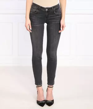 Джинсы женские Liu Jo скинни с эффектом потертости, черный