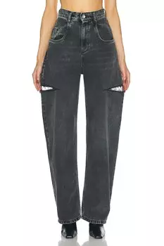 Джинсы женские Maison Margiela, цвет Black Washed