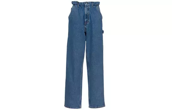 Джинсы женские Miu Miu объемные, синий