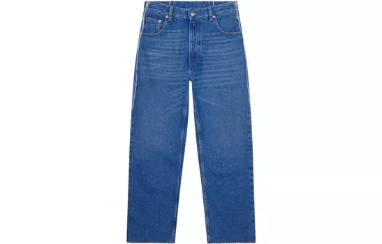 Джинсы женские Mm6 Maison Margiela на пуговице, синий