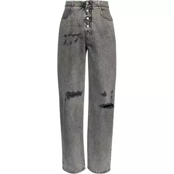 Джинсы женские Mm6 Maison Margiela с грязным эффектом, серый