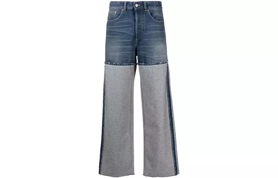 Джинсы женские Mm6 Maison Margiela с оборотом, синий