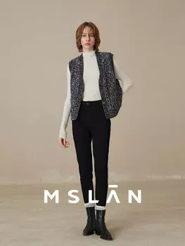 Джинсы женские Mslan эластичные, черный