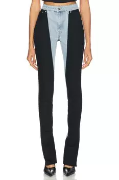 Джинсы женские Mugler, цвет Tokyo Blue & Black