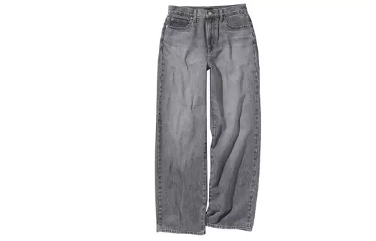 Джинсы женские небесно-серые Uniqlo