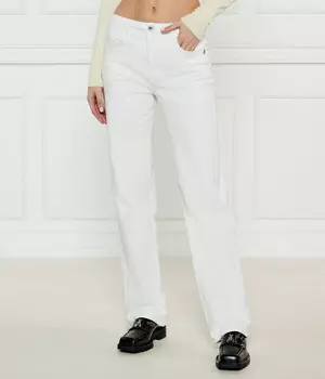 Джинсы женские Patrizia Pepe прямого кроя, белый