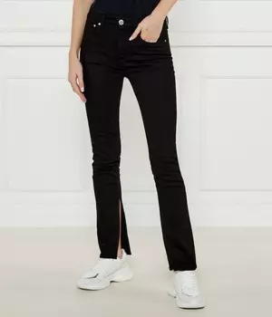 Джинсы женские Pinko с разрезами, черный