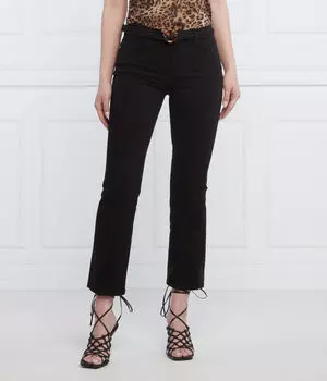 Джинсы женские Pinko свободные укороченные, черный