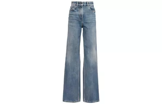 Джинсы женские Prada, небесно-голубой