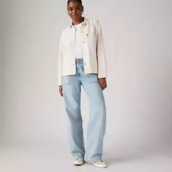 Джинсы женские прямые Surplus Levi's, цвет Trek Tech - Light Wash